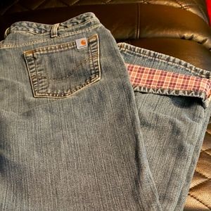 Carhartt Flannel Lined Jeans